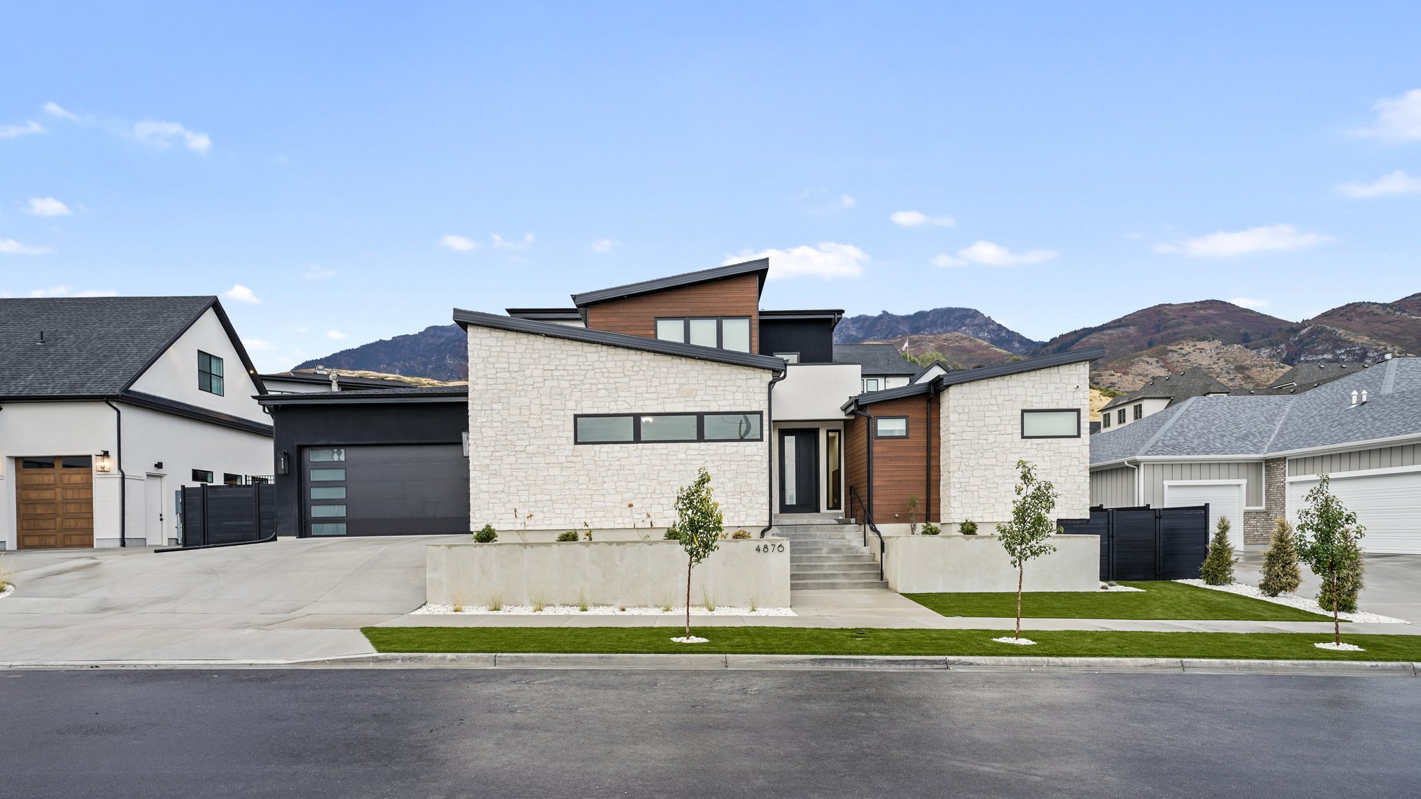 Custom home exterior